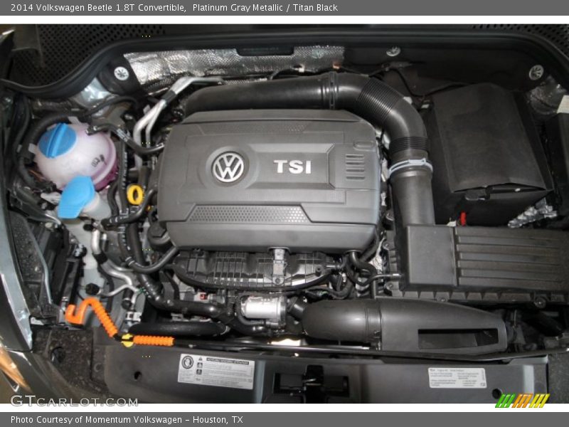 Platinum Gray Metallic / Titan Black 2014 Volkswagen Beetle 1.8T Convertible