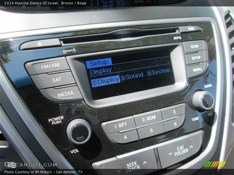 Bronze / Beige 2014 Hyundai Elantra SE Sedan