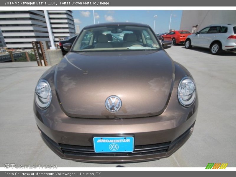 Toffee Brown Metallic / Beige 2014 Volkswagen Beetle 1.8T
