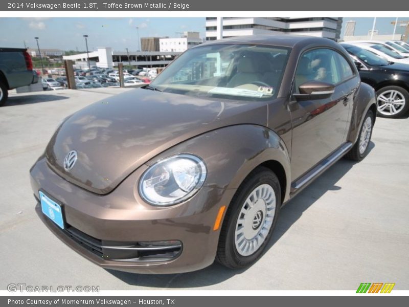 Toffee Brown Metallic / Beige 2014 Volkswagen Beetle 1.8T