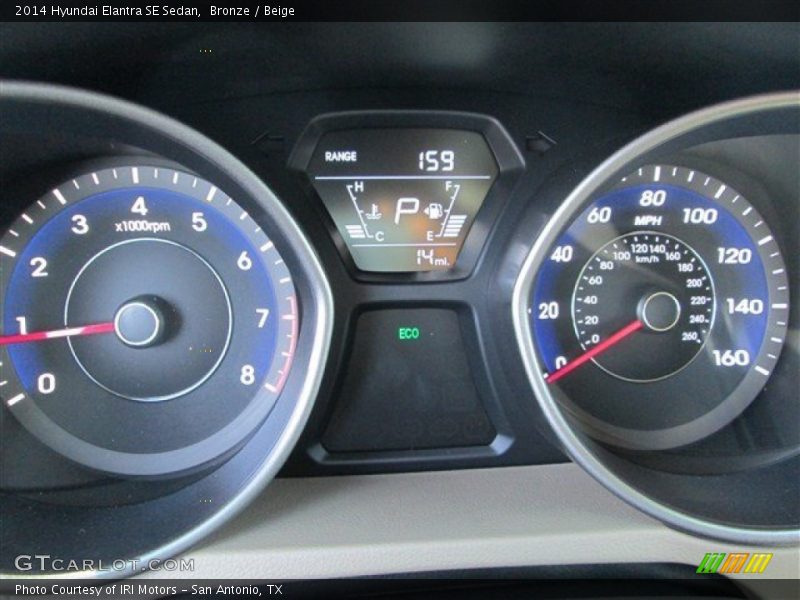Bronze / Beige 2014 Hyundai Elantra SE Sedan