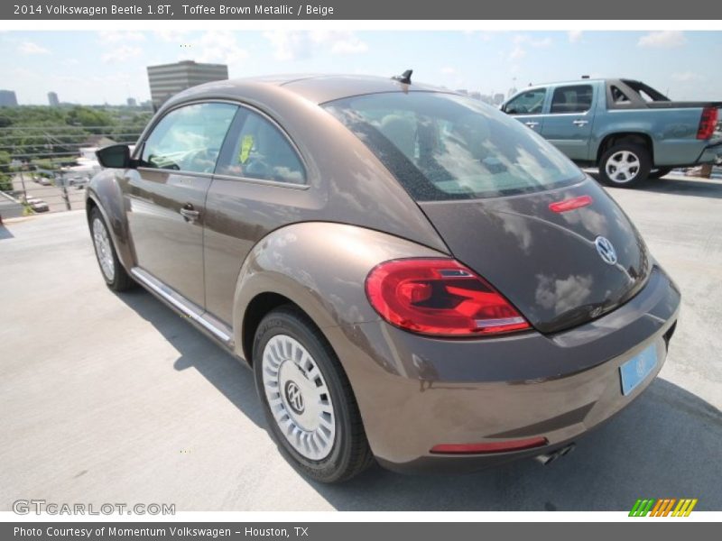 Toffee Brown Metallic / Beige 2014 Volkswagen Beetle 1.8T