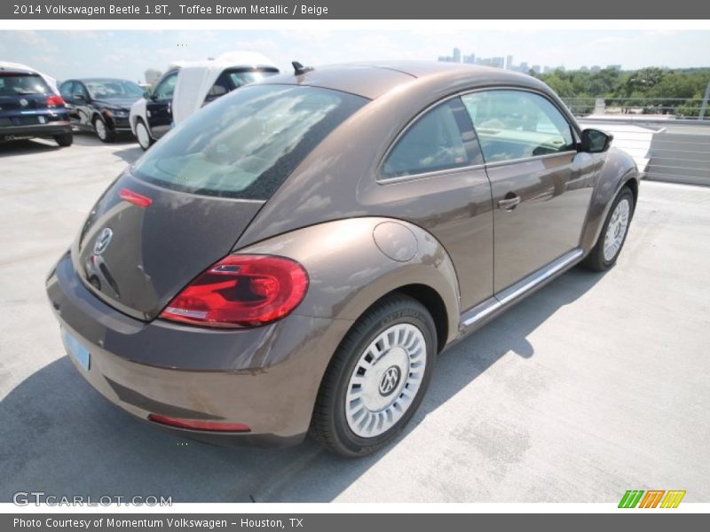 Toffee Brown Metallic / Beige 2014 Volkswagen Beetle 1.8T