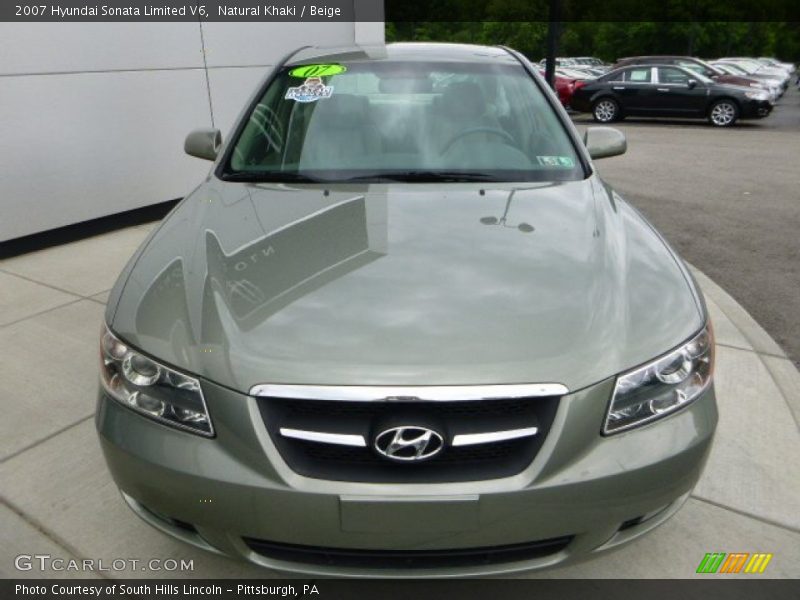 Natural Khaki / Beige 2007 Hyundai Sonata Limited V6