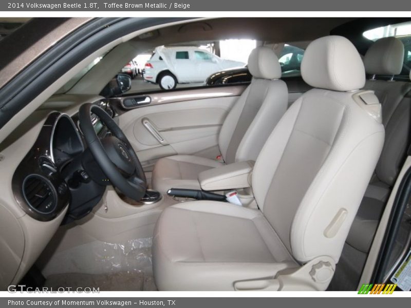 Toffee Brown Metallic / Beige 2014 Volkswagen Beetle 1.8T