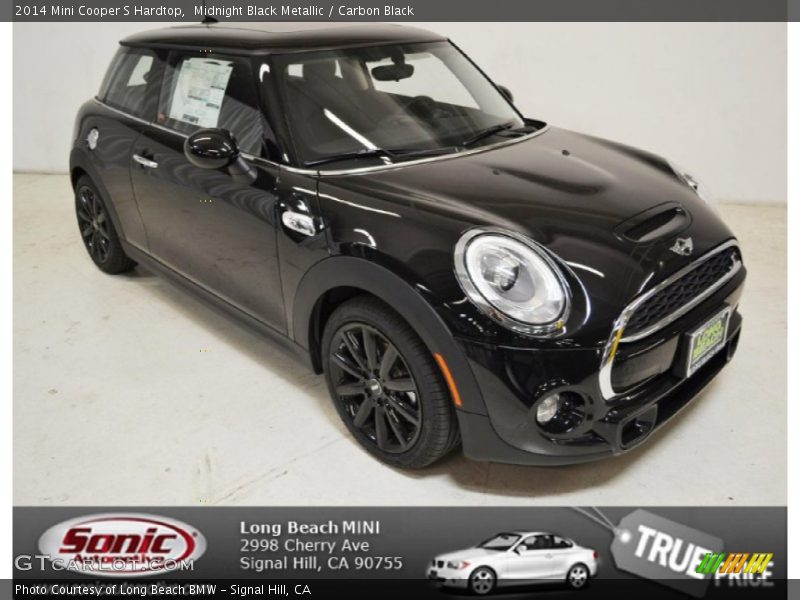 Midnight Black Metallic / Carbon Black 2014 Mini Cooper S Hardtop