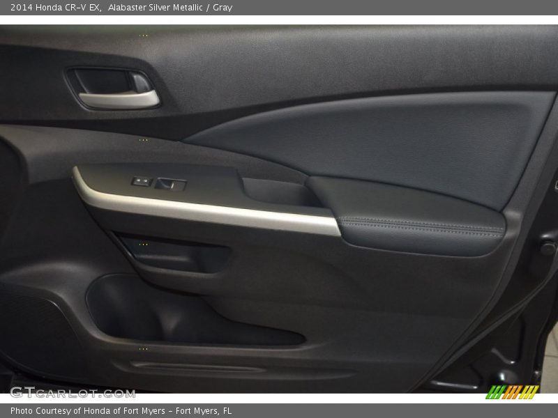 Alabaster Silver Metallic / Gray 2014 Honda CR-V EX