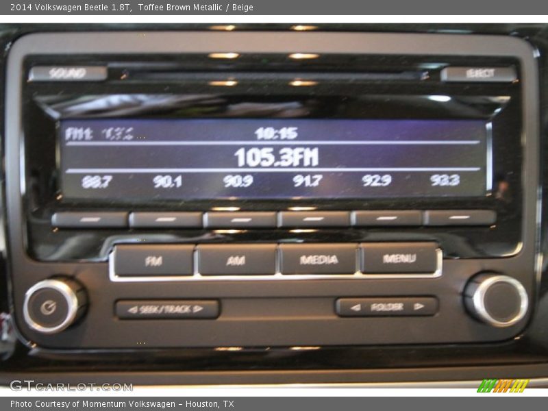 Toffee Brown Metallic / Beige 2014 Volkswagen Beetle 1.8T