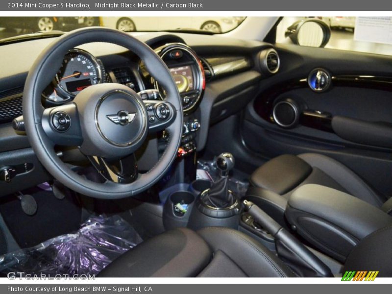 Midnight Black Metallic / Carbon Black 2014 Mini Cooper S Hardtop