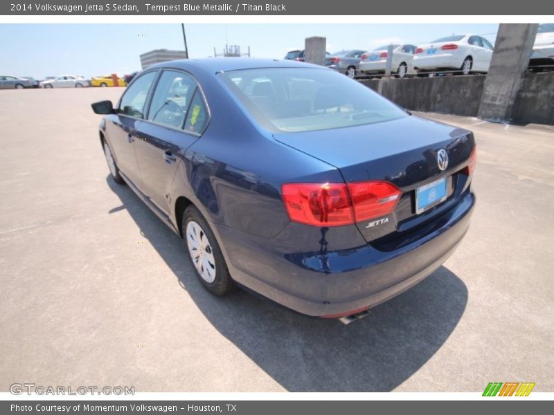 Tempest Blue Metallic / Titan Black 2014 Volkswagen Jetta S Sedan