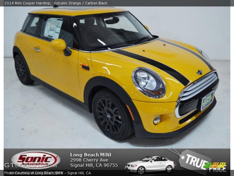 Volcanic Orange / Carbon Black 2014 Mini Cooper Hardtop
