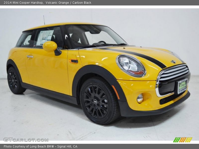 Volcanic Orange / Carbon Black 2014 Mini Cooper Hardtop