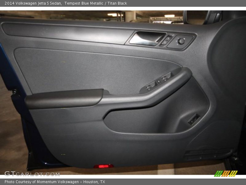 Tempest Blue Metallic / Titan Black 2014 Volkswagen Jetta S Sedan