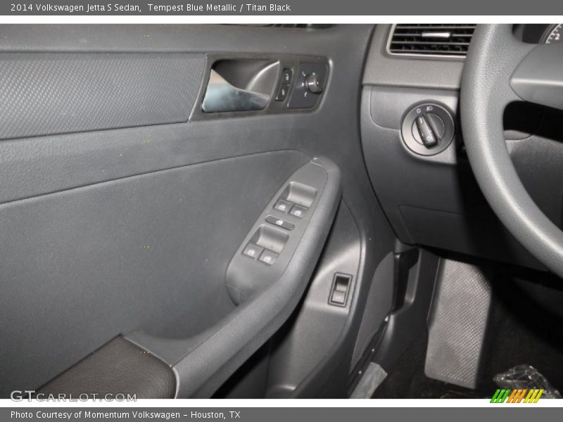 Tempest Blue Metallic / Titan Black 2014 Volkswagen Jetta S Sedan