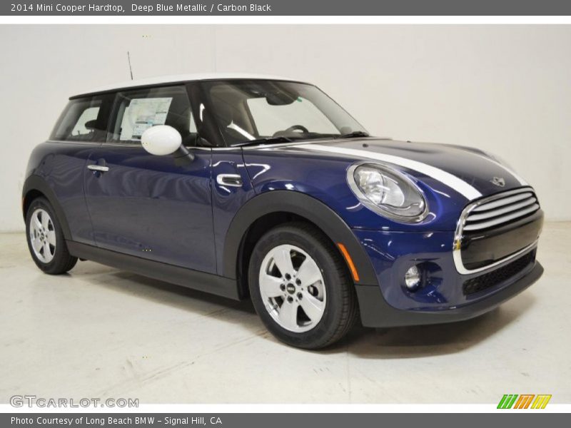 Deep Blue Metallic / Carbon Black 2014 Mini Cooper Hardtop