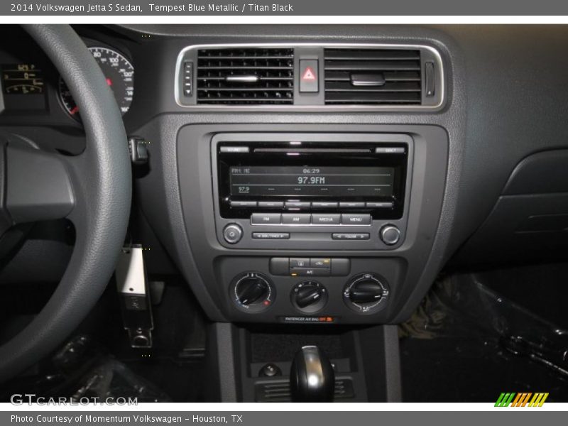 Tempest Blue Metallic / Titan Black 2014 Volkswagen Jetta S Sedan