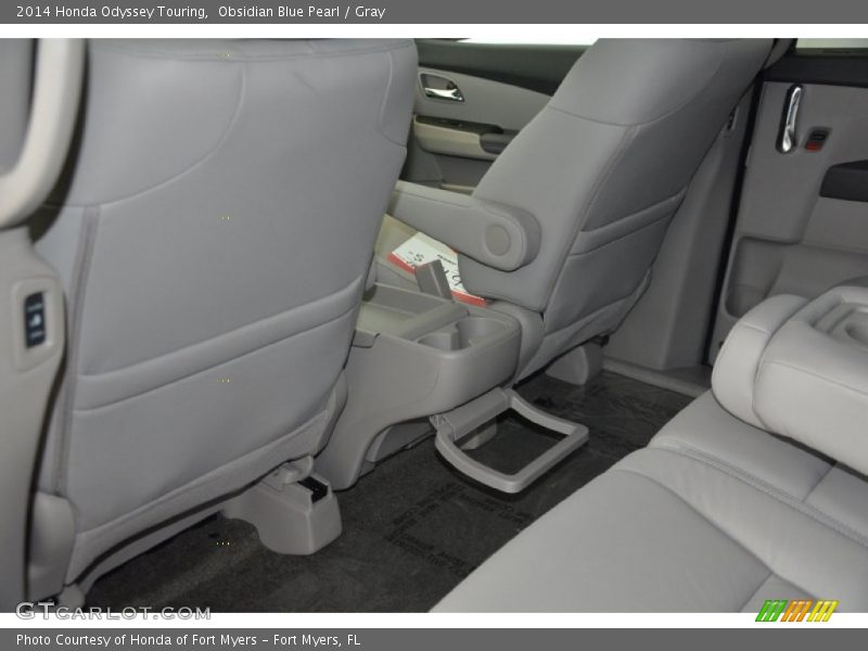 Obsidian Blue Pearl / Gray 2014 Honda Odyssey Touring