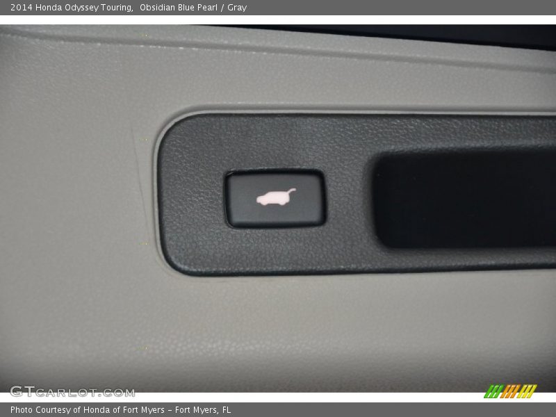 Obsidian Blue Pearl / Gray 2014 Honda Odyssey Touring
