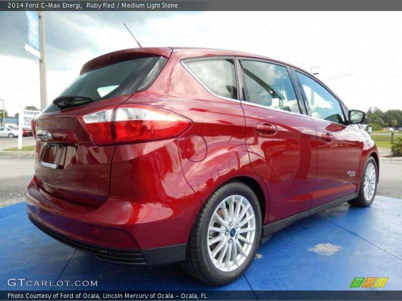 Ruby Red / Medium Light Stone 2014 Ford C-Max Energi