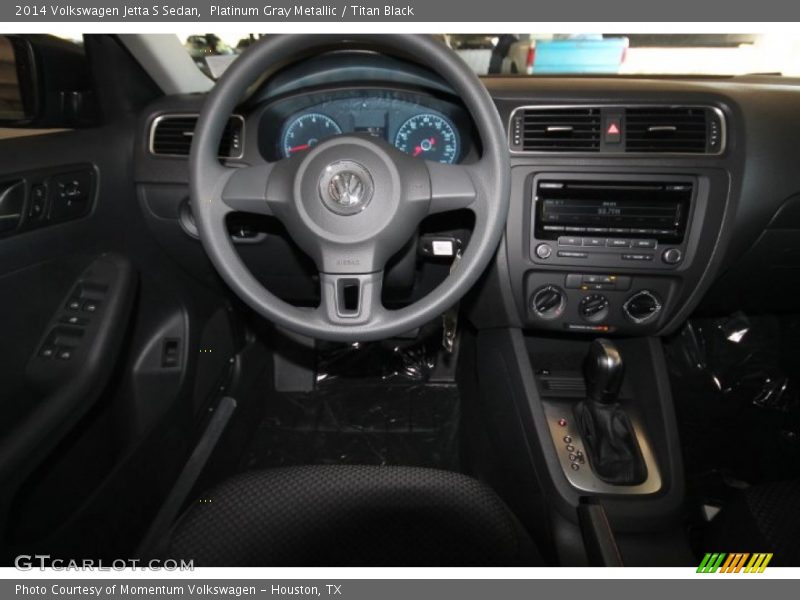 Platinum Gray Metallic / Titan Black 2014 Volkswagen Jetta S Sedan
