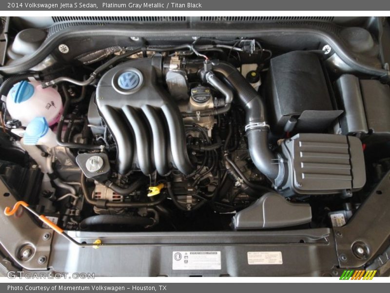 Platinum Gray Metallic / Titan Black 2014 Volkswagen Jetta S Sedan