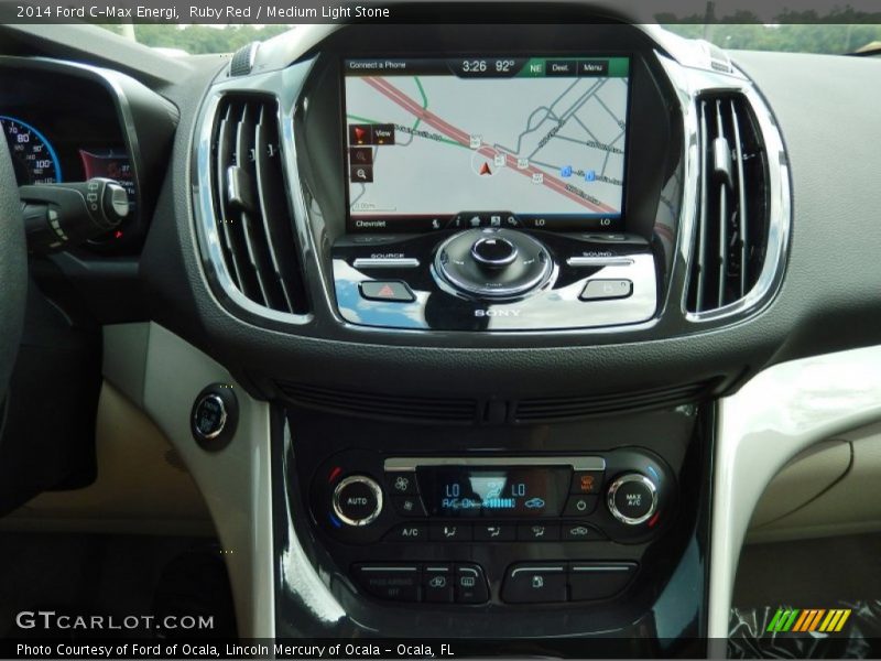 Navigation of 2014 C-Max Energi