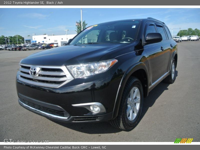 Black / Ash 2012 Toyota Highlander SE