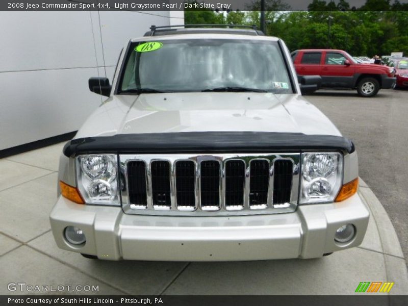 Light Graystone Pearl / Dark Slate Gray 2008 Jeep Commander Sport 4x4
