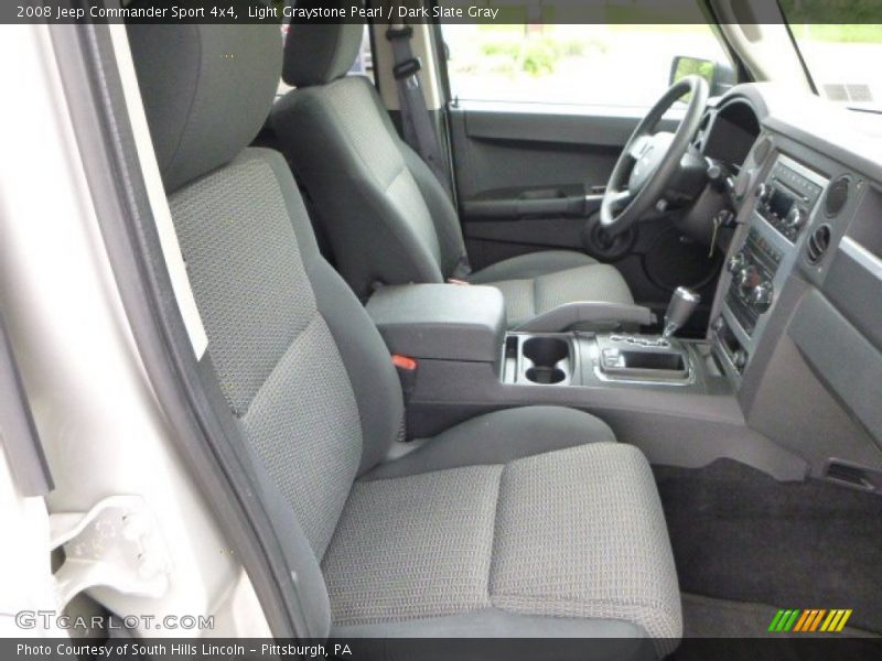 Light Graystone Pearl / Dark Slate Gray 2008 Jeep Commander Sport 4x4