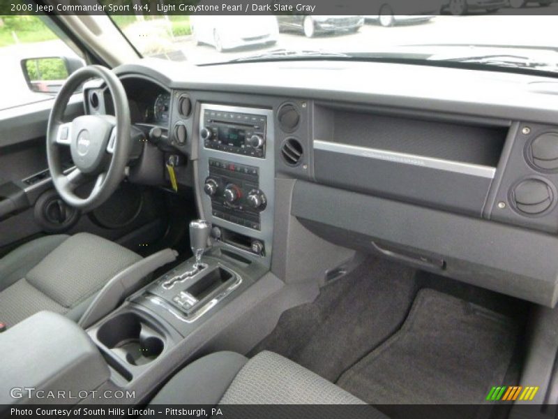 Light Graystone Pearl / Dark Slate Gray 2008 Jeep Commander Sport 4x4