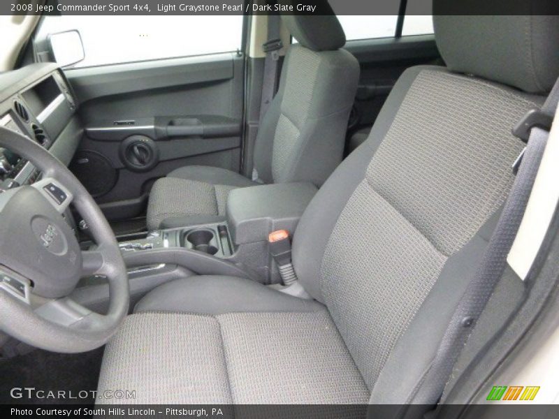 Light Graystone Pearl / Dark Slate Gray 2008 Jeep Commander Sport 4x4