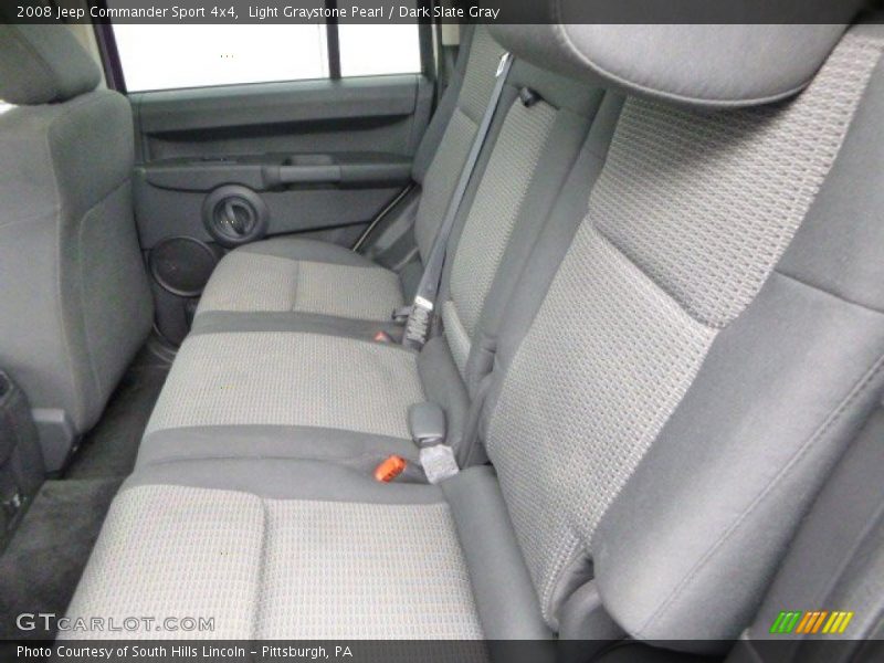 Light Graystone Pearl / Dark Slate Gray 2008 Jeep Commander Sport 4x4
