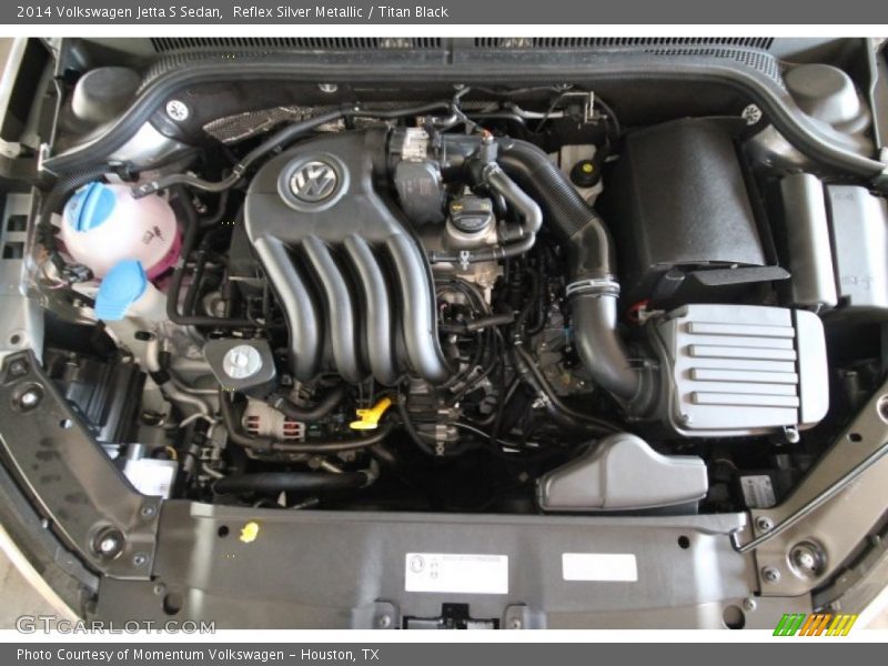 Reflex Silver Metallic / Titan Black 2014 Volkswagen Jetta S Sedan