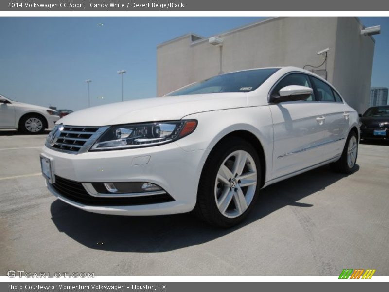 Candy White / Desert Beige/Black 2014 Volkswagen CC Sport