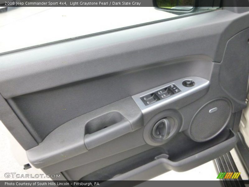 Light Graystone Pearl / Dark Slate Gray 2008 Jeep Commander Sport 4x4