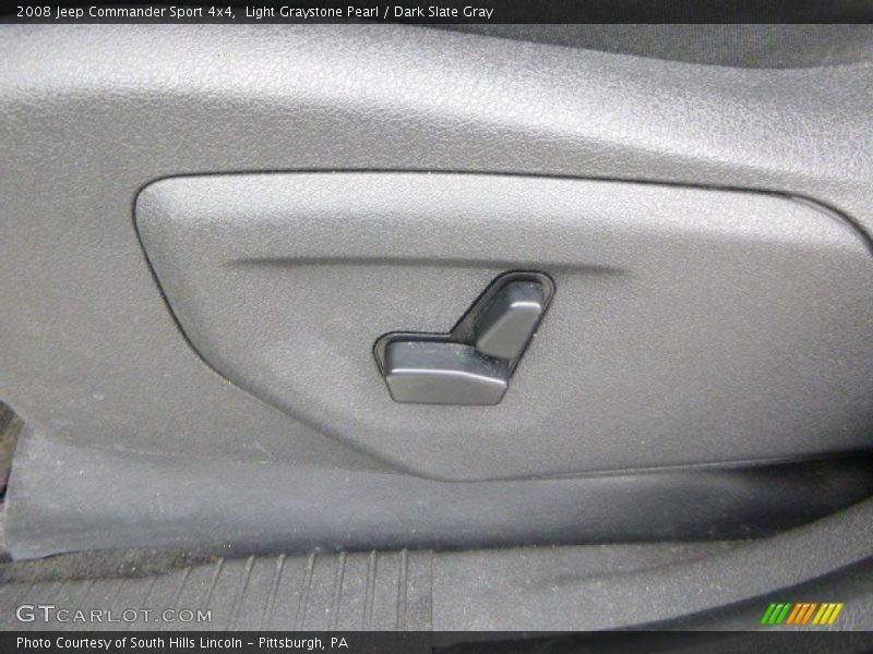 Light Graystone Pearl / Dark Slate Gray 2008 Jeep Commander Sport 4x4