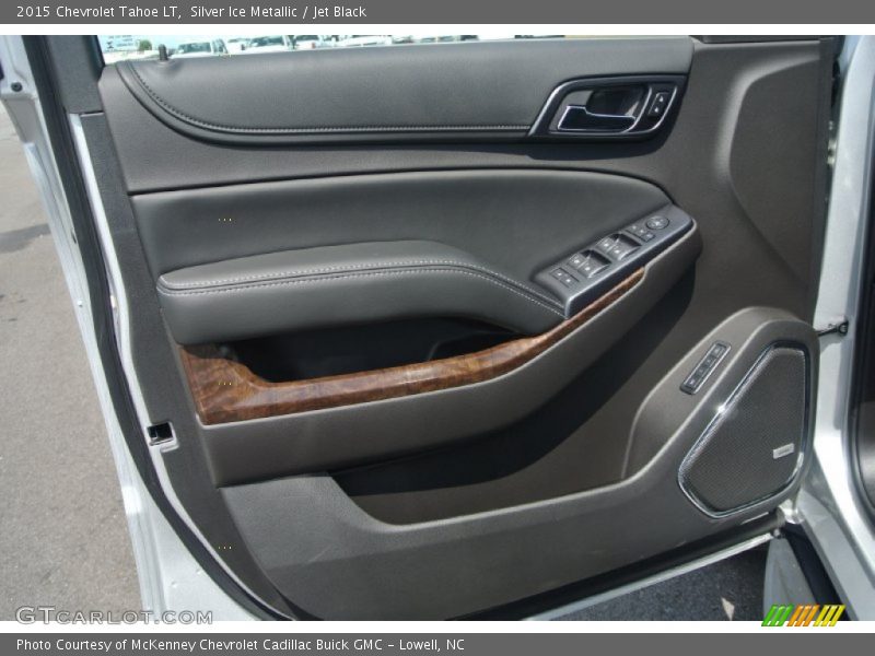 Silver Ice Metallic / Jet Black 2015 Chevrolet Tahoe LT