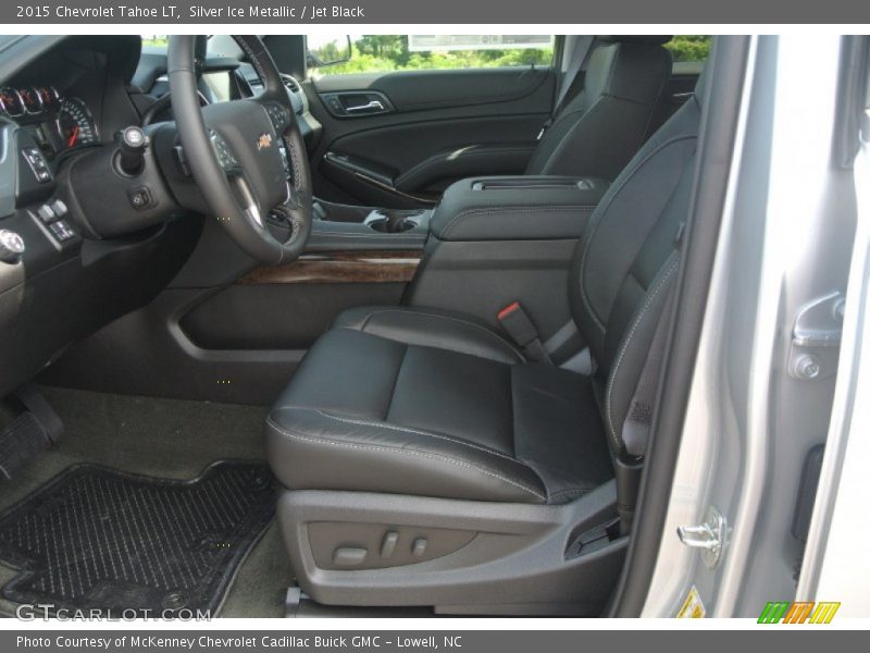 Silver Ice Metallic / Jet Black 2015 Chevrolet Tahoe LT
