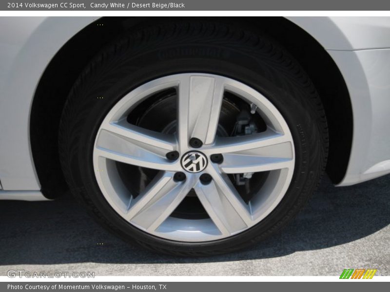 Candy White / Desert Beige/Black 2014 Volkswagen CC Sport