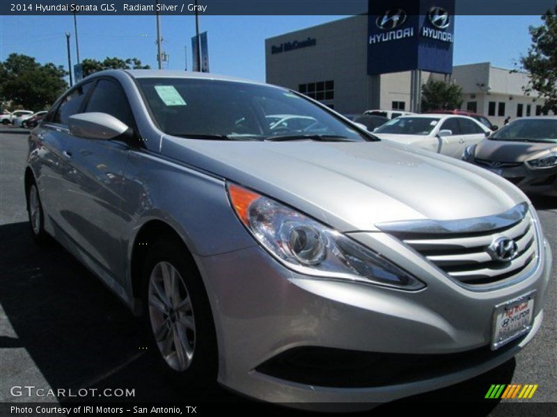 Radiant Silver / Gray 2014 Hyundai Sonata GLS