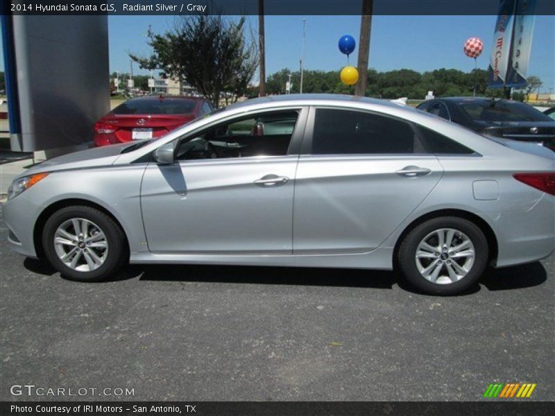 Radiant Silver / Gray 2014 Hyundai Sonata GLS