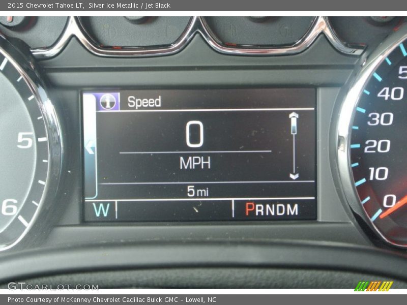 Silver Ice Metallic / Jet Black 2015 Chevrolet Tahoe LT