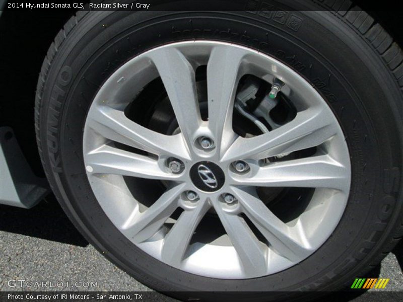 Radiant Silver / Gray 2014 Hyundai Sonata GLS