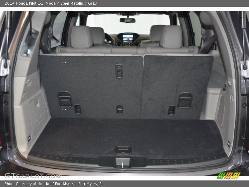 Modern Steel Metallic / Gray 2014 Honda Pilot LX