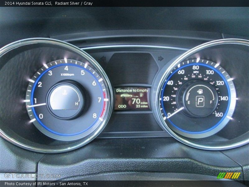 Radiant Silver / Gray 2014 Hyundai Sonata GLS