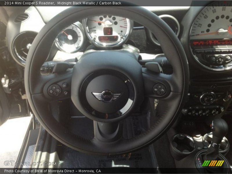 Midnight Black Metallic / Carbon Black 2014 Mini Cooper S Roadster