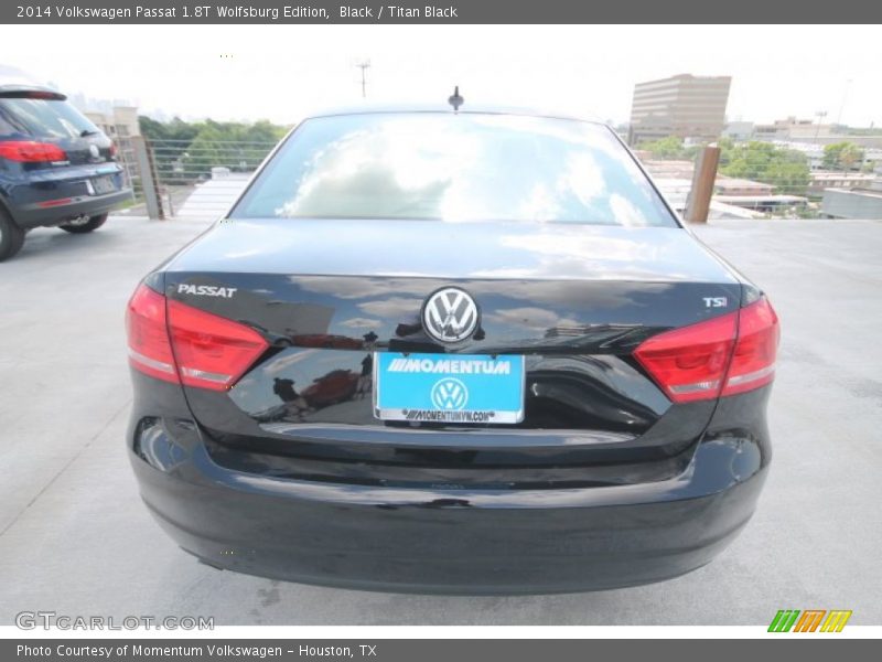 Black / Titan Black 2014 Volkswagen Passat 1.8T Wolfsburg Edition