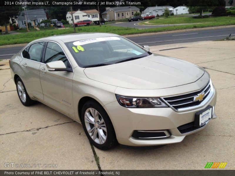 Champagne Silver Metallic / Jet Black/Dark Titanium 2014 Chevrolet Impala LT