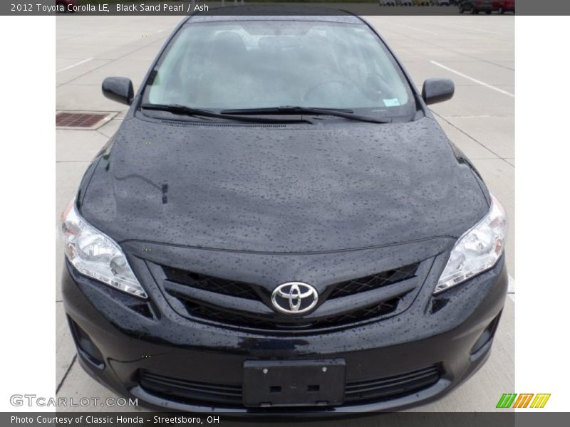 Black Sand Pearl / Ash 2012 Toyota Corolla LE