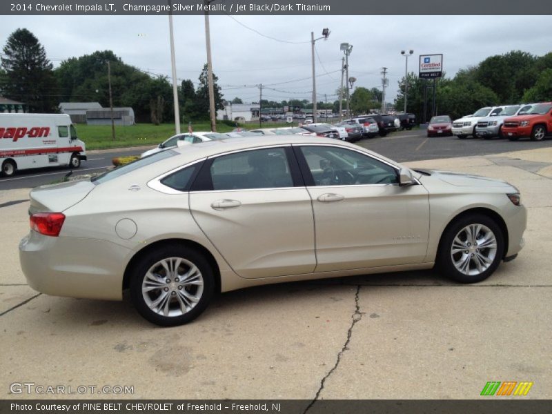 Champagne Silver Metallic / Jet Black/Dark Titanium 2014 Chevrolet Impala LT